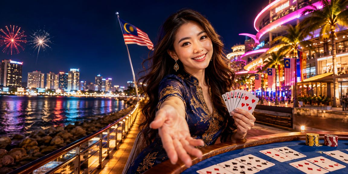 Permainan rummy bergaya Melayu di Pulau Pinang dengan suasana VIP